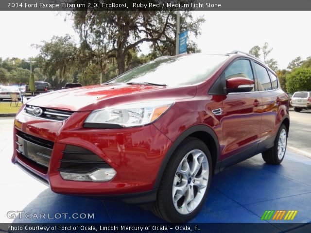 2014 Ford Escape Titanium 2.0L EcoBoost in Ruby Red