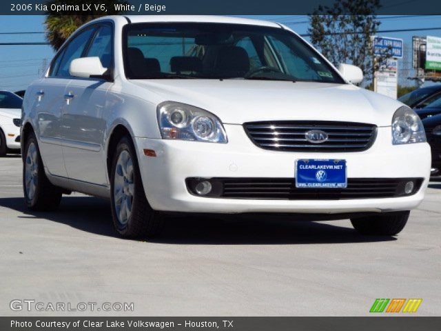 2006 Kia Optima LX V6 in White