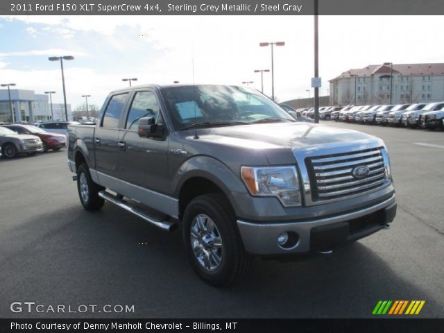 2011 Ford F150 XLT SuperCrew 4x4 in Sterling Grey Metallic
