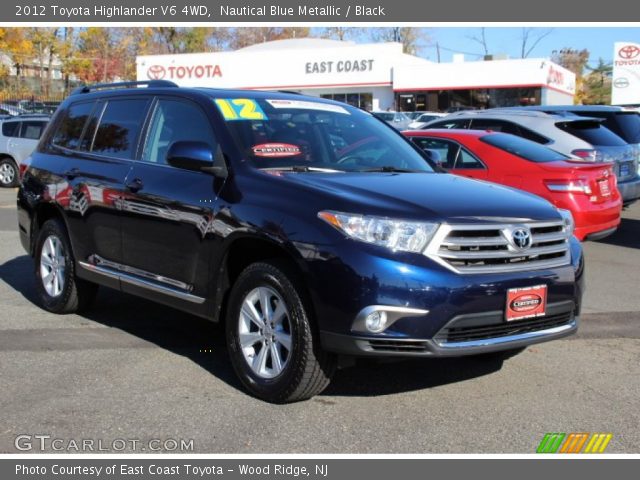 2012 Toyota Highlander V6 4WD in Nautical Blue Metallic
