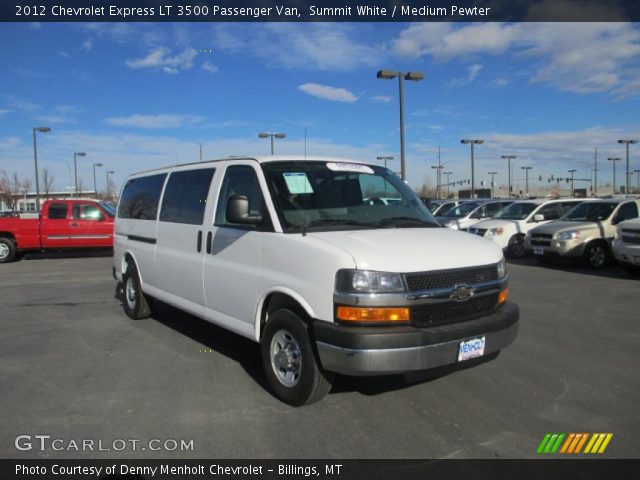 2012 Chevrolet Express LT 3500 Passenger Van in Summit White