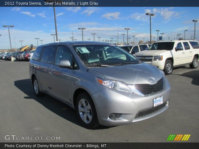 2012 Toyota Sienna  in Silver Sky Metallic