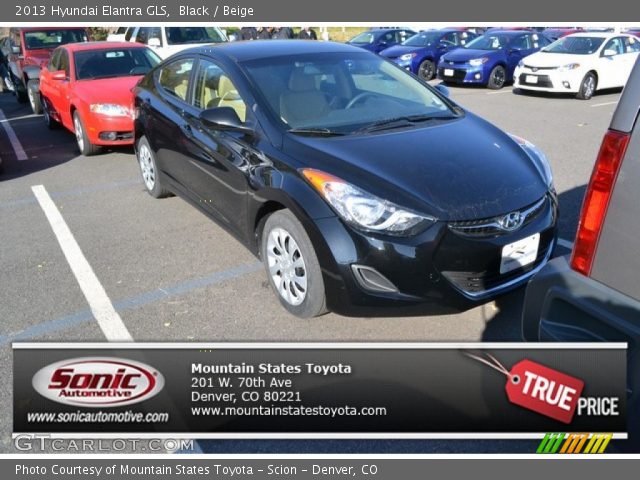 2013 Hyundai Elantra GLS in Black