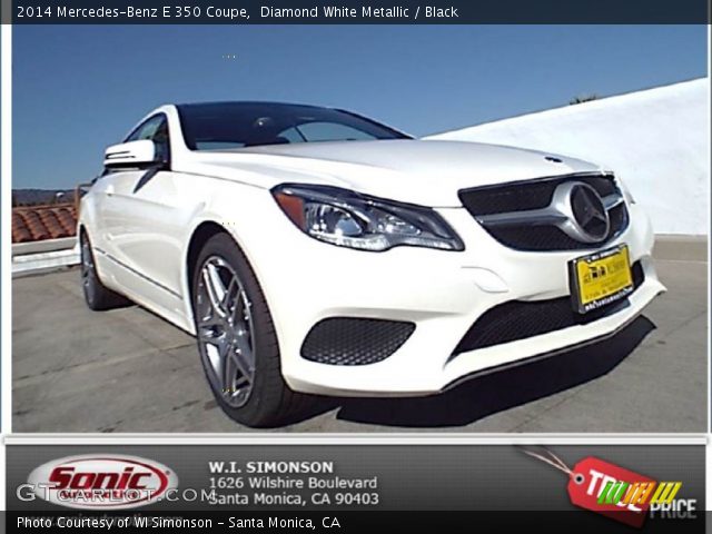 2014 Mercedes-Benz E 350 Coupe in Diamond White Metallic