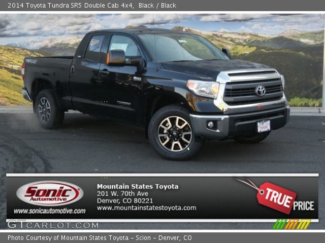 2014 Toyota Tundra SR5 Double Cab 4x4 in Black