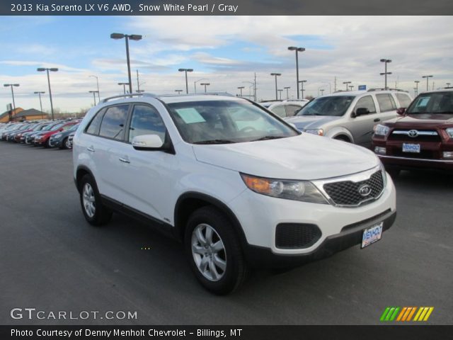2013 Kia Sorento LX V6 AWD in Snow White Pearl