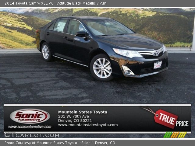 2014 Toyota Camry XLE V6 in Attitude Black Metallic