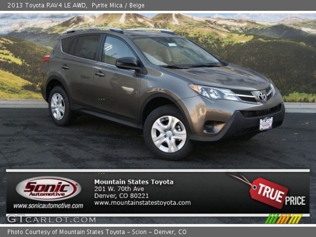 2013 Toyota RAV4 LE AWD in Pyrite Mica