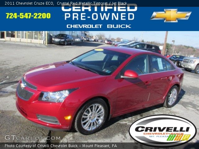 2011 Chevrolet Cruze ECO in Crystal Red Metallic Tintcoat