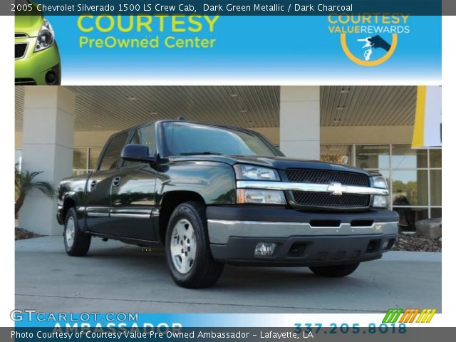 2005 Chevrolet Silverado 1500 LS Crew Cab in Dark Green Metallic