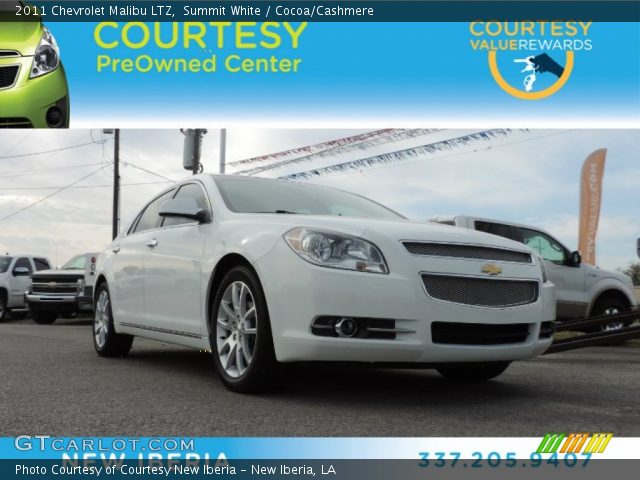 2011 Chevrolet Malibu LTZ in Summit White