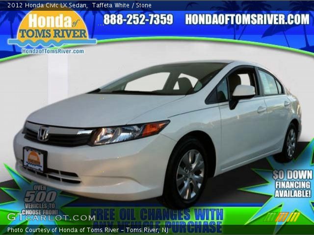 2012 Honda Civic LX Sedan in Taffeta White