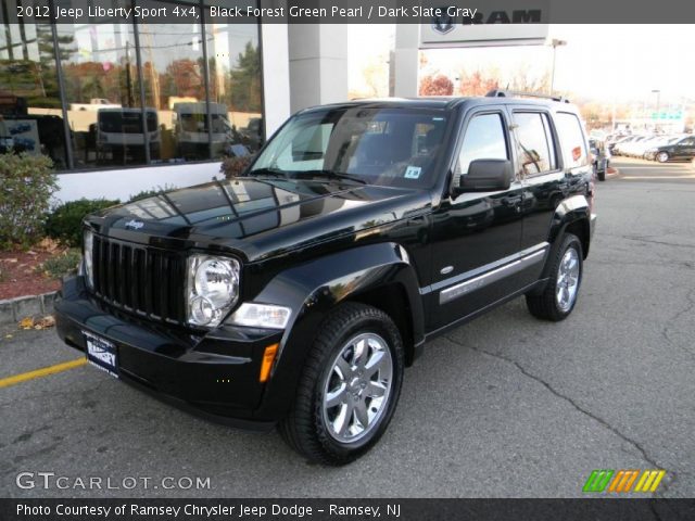 2012 Jeep Liberty Sport 4x4 in Black Forest Green Pearl