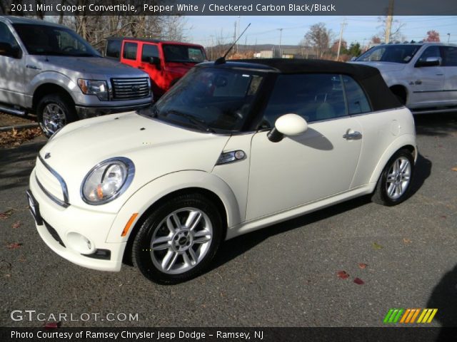 2011 Mini Cooper Convertible in Pepper White