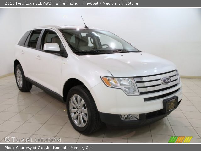 2010 Ford Edge SEL AWD in White Platinum Tri-Coat