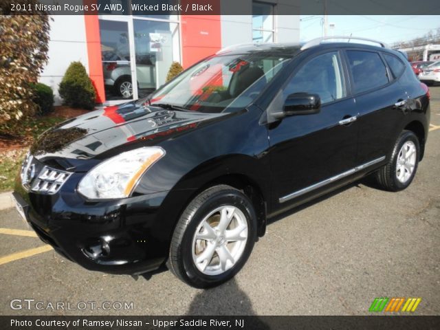 2011 Nissan Rogue SV AWD in Wicked Black