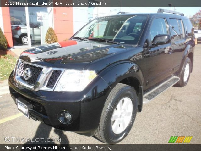 2011 Nissan Pathfinder SV 4x4 in Super Black