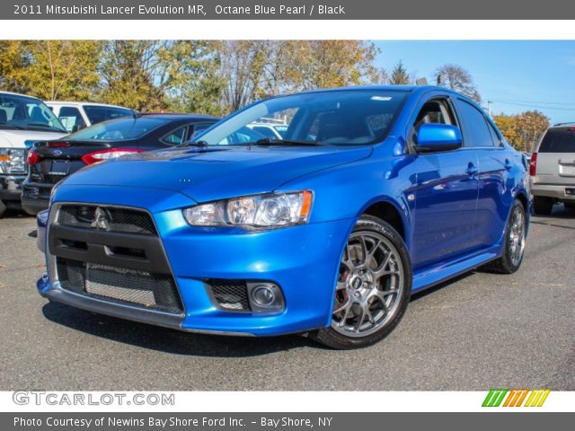 2011 Mitsubishi Lancer Evolution MR in Octane Blue Pearl