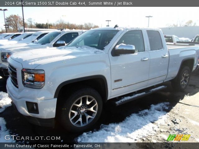 2014 GMC Sierra 1500 SLT Double Cab 4x4 in Summit White