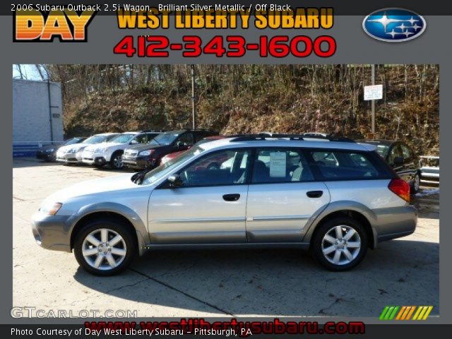 2006 Subaru Outback 2.5i Wagon in Brilliant Silver Metallic