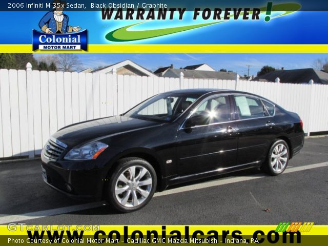 2006 Infiniti M 35x Sedan in Black Obsidian