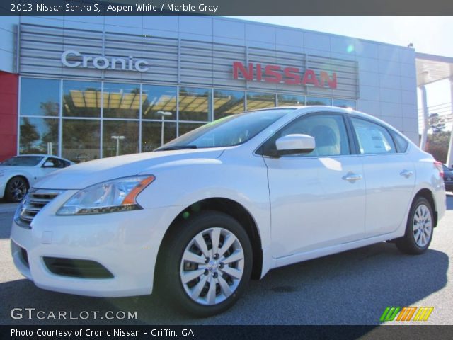 2013 Nissan Sentra S in Aspen White