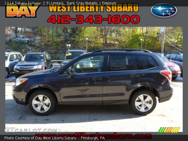 2014 Subaru Forester 2.5i Limited in Dark Gray Metallic