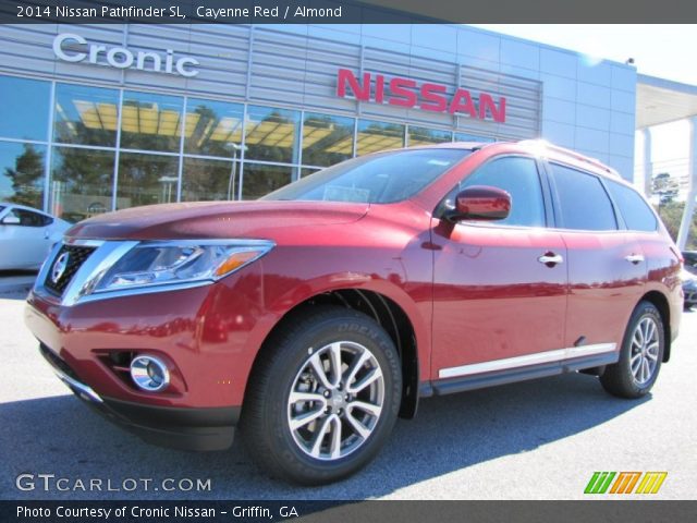 2014 Nissan Pathfinder SL in Cayenne Red
