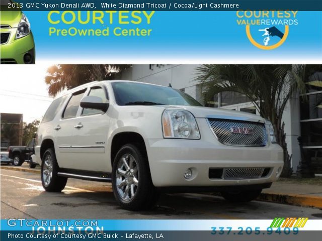 2013 GMC Yukon Denali AWD in White Diamond Tricoat