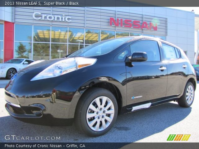2013 Nissan LEAF S in Super Black