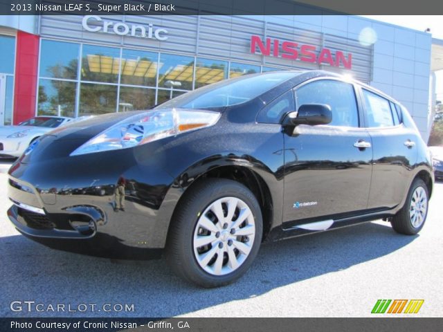 2013 Nissan LEAF S in Super Black