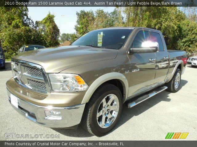 2010 Dodge Ram 1500 Laramie Quad Cab 4x4 in Austin Tan Pearl