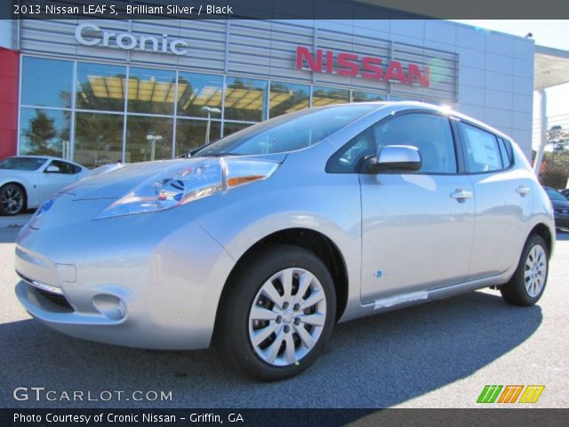 2013 Nissan LEAF S in Brilliant Silver