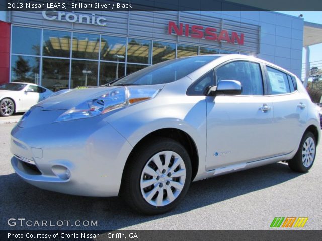 2013 Nissan LEAF S in Brilliant Silver