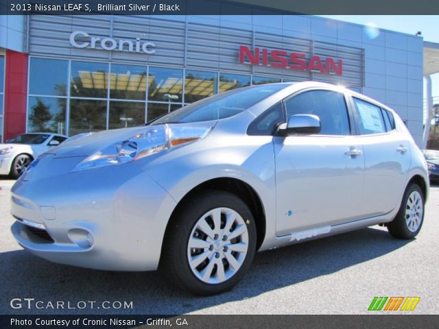 2013 Nissan LEAF S in Brilliant Silver