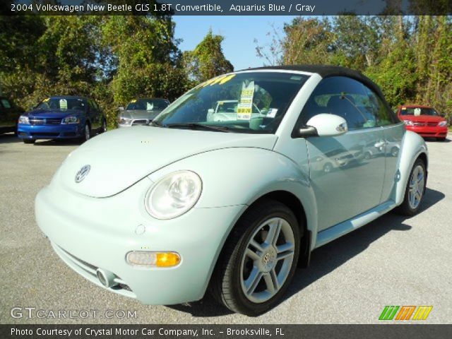 2004 Volkswagen New Beetle GLS 1.8T Convertible in Aquarius Blue