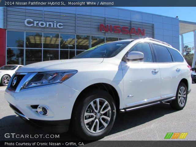 2014 Nissan Pathfinder Hybrid SL in Moonlight White