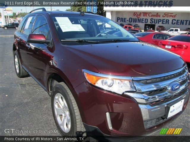 2011 Ford Edge SEL in Bordeaux Reserve Red Metallic