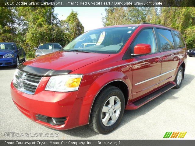 2010 Dodge Grand Caravan SXT in Inferno Red Crystal Pearl