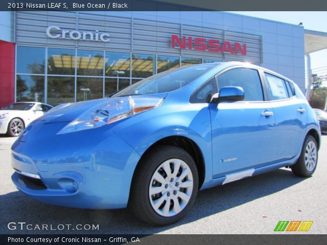 2013 Nissan LEAF S in Blue Ocean