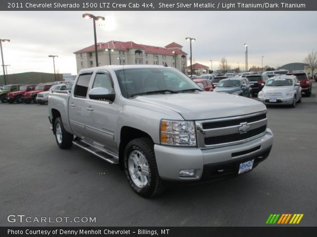 2011 Chevrolet Silverado 1500 LTZ Crew Cab 4x4 in Sheer Silver Metallic
