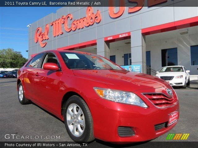 2011 Toyota Camry LE in Barcelona Red Metallic