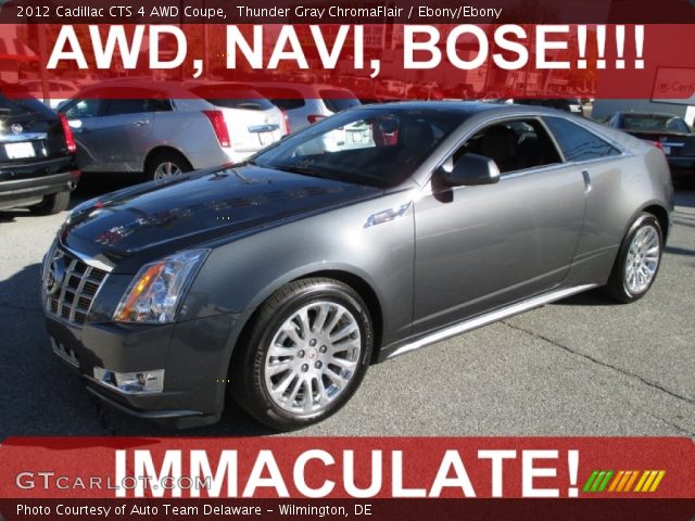 2012 Cadillac CTS 4 AWD Coupe in Thunder Gray ChromaFlair