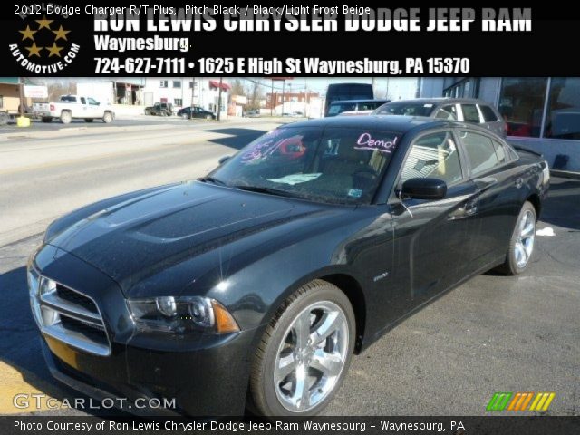 2012 Dodge Charger R/T Plus in Pitch Black