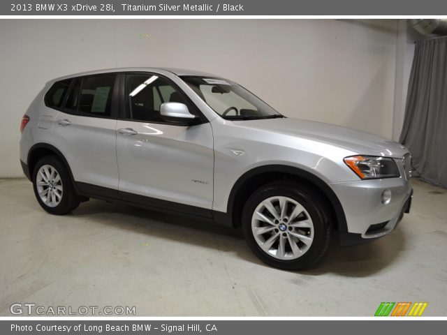 2013 BMW X3 xDrive 28i in Titanium Silver Metallic