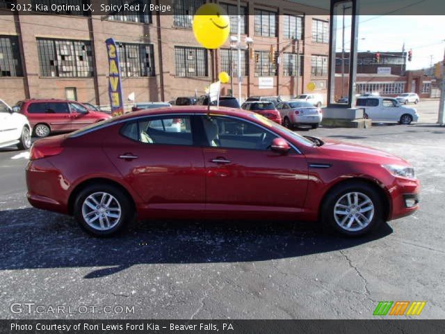 2012 Kia Optima LX in Spicy Red