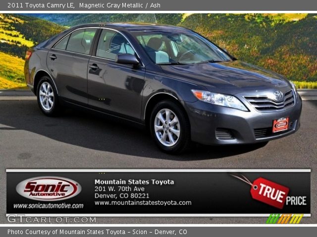 2011 Toyota Camry LE in Magnetic Gray Metallic