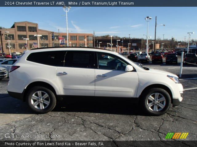 2014 Chevrolet Traverse LT AWD in White