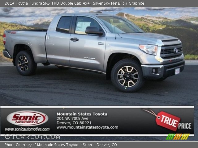 2014 Toyota Tundra SR5 TRD Double Cab 4x4 in Silver Sky Metallic