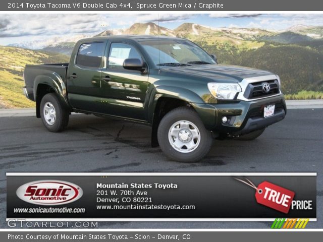 2014 Toyota Tacoma V6 Double Cab 4x4 in Spruce Green Mica